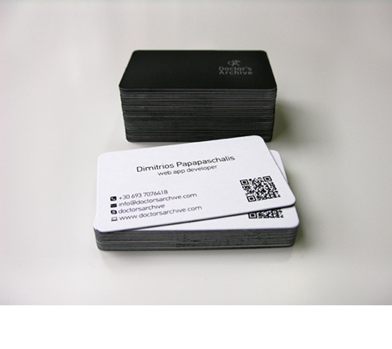 LAMINATED BUSINESS CARD / ATHENS
